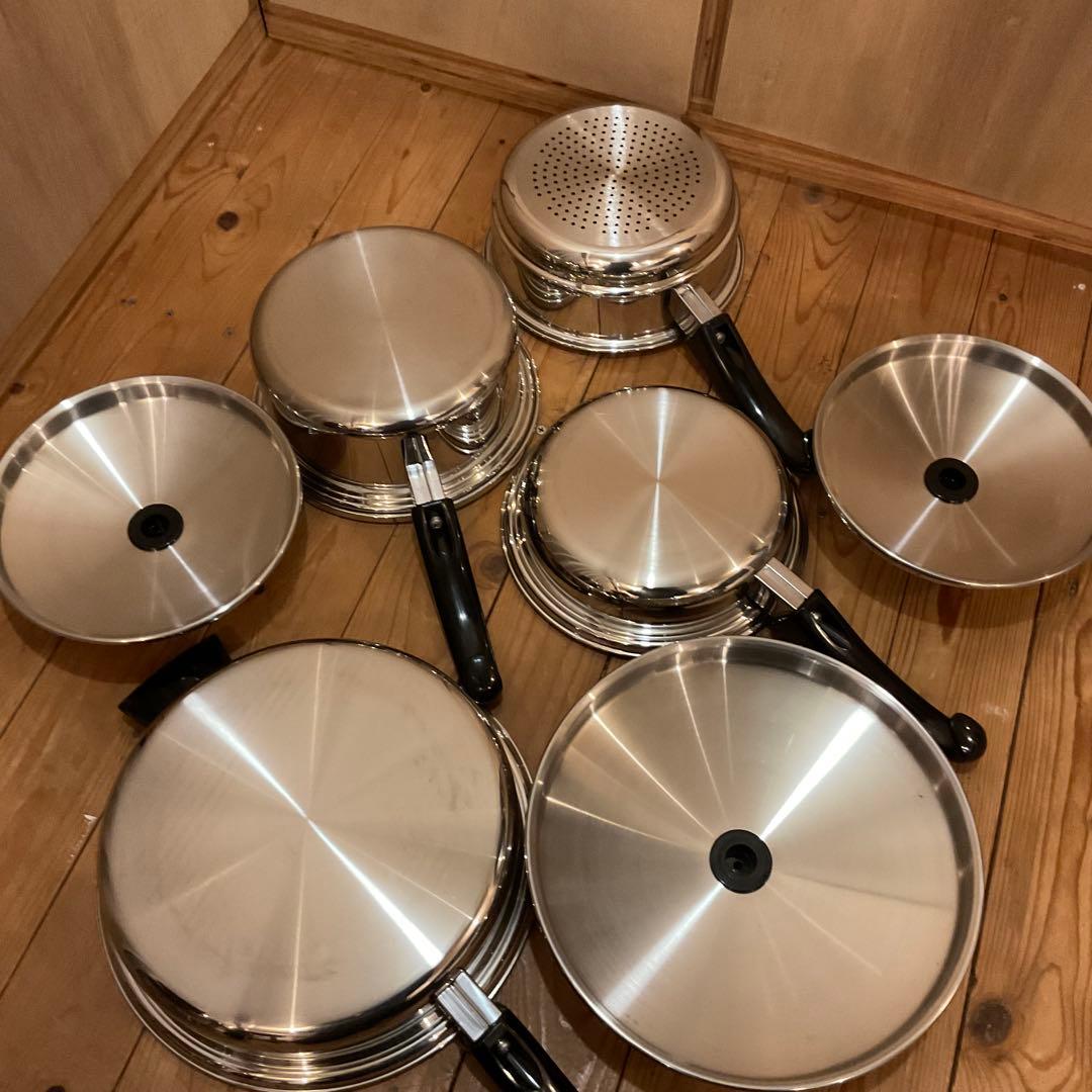 新品！高級 鍋 フライパン シール オ マティック USA ステンレス 無水鍋