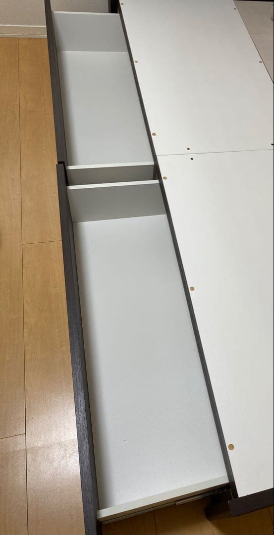 【良品】ニトリ セミダブルベッド ベッドフレーム ダークブラウン