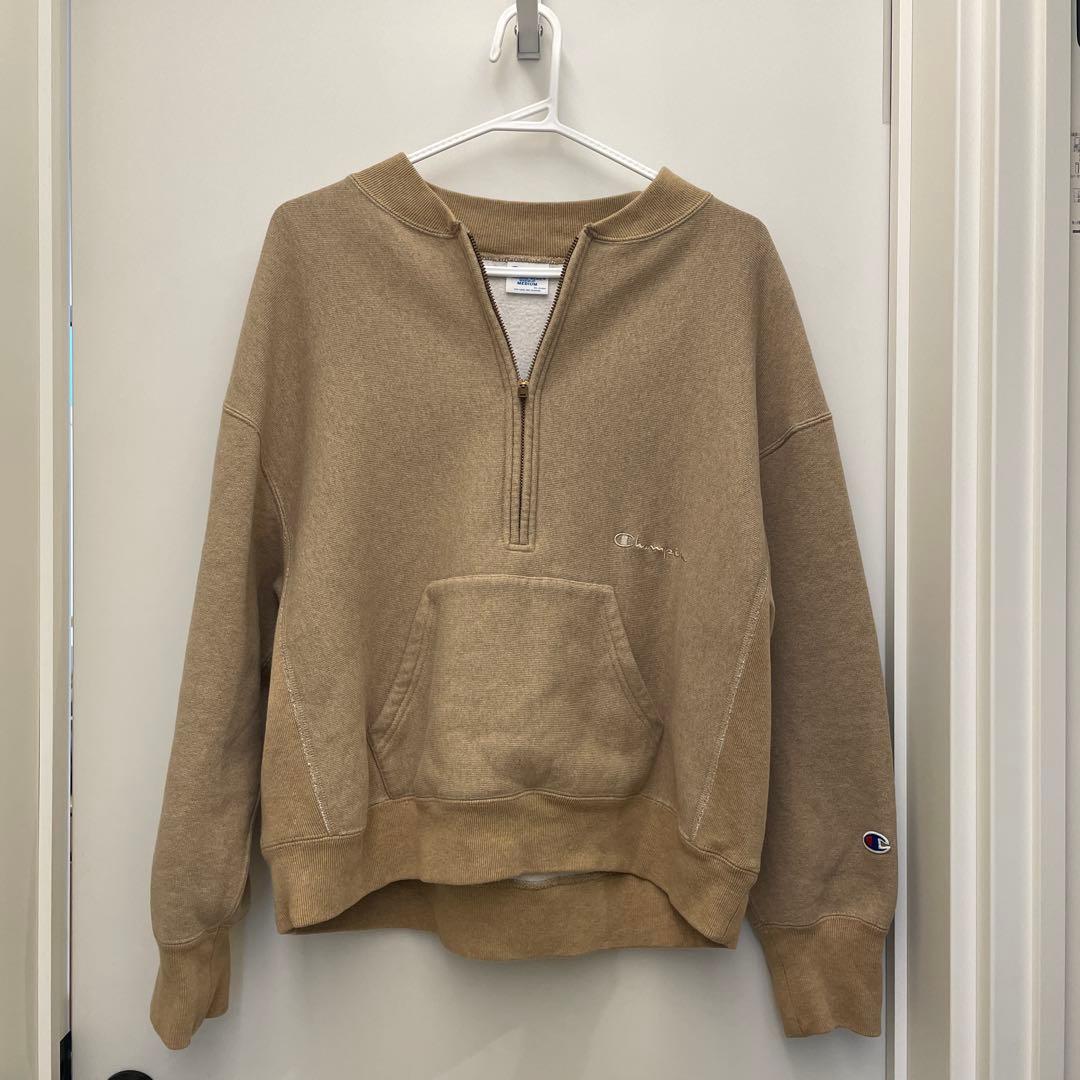 【Champion / チャンピオン】別注ハーフZIP リバースウィーブ