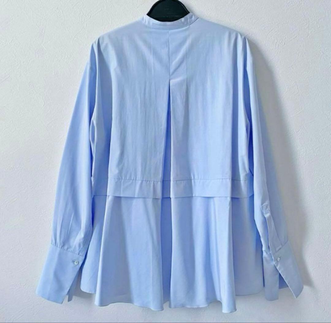 【新品・未使用】MARILYNMOON タックフリルフレアシャツ