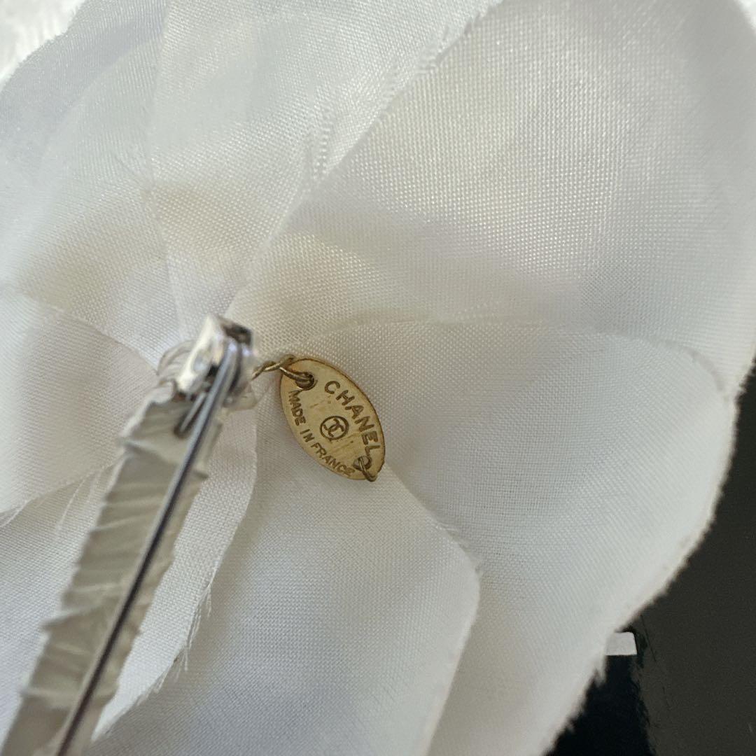 【良品】CHANEL カメリア　ブローチ　コサージュ