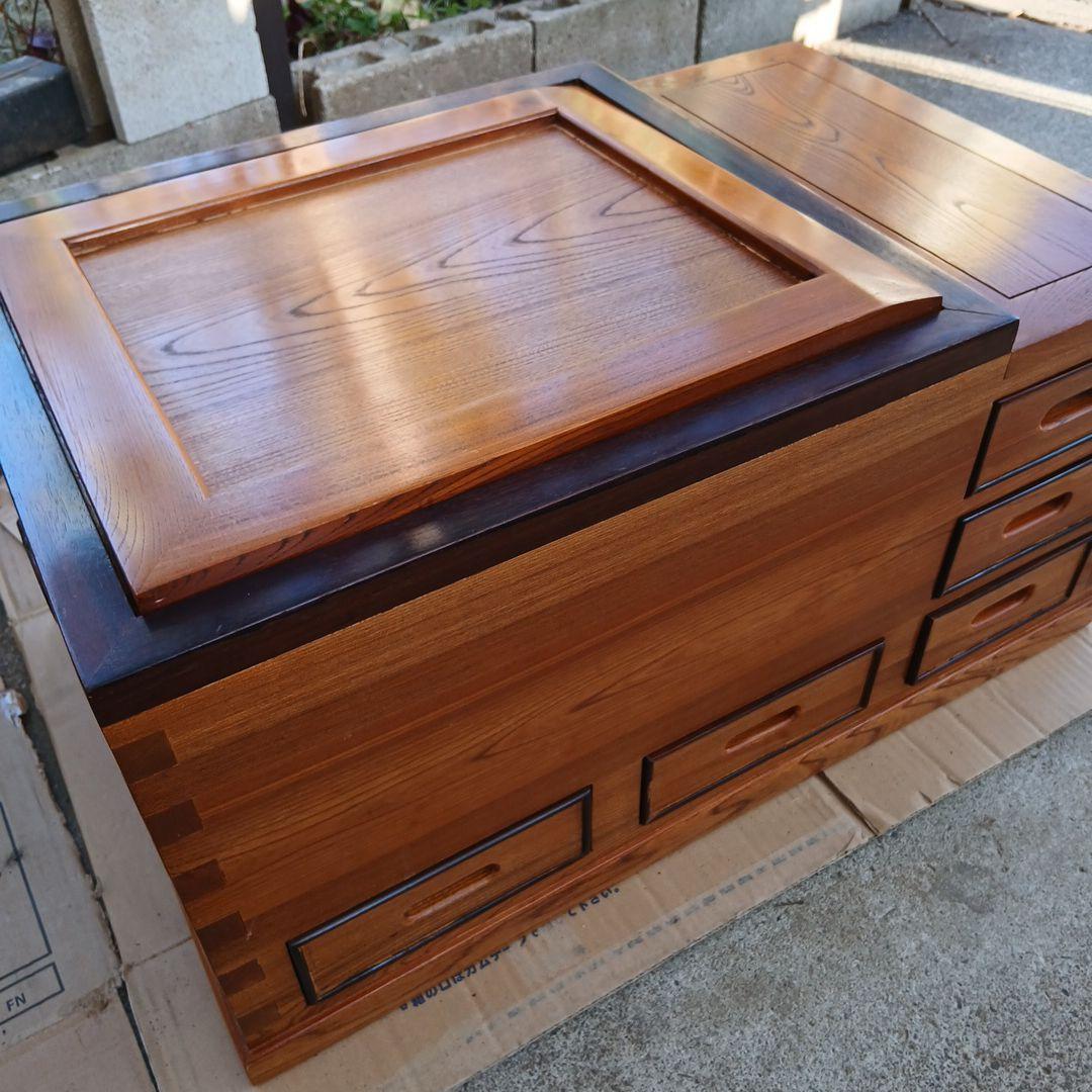 レトロ⭐️無垢材天然木高級囲炉裏いろり⭐️