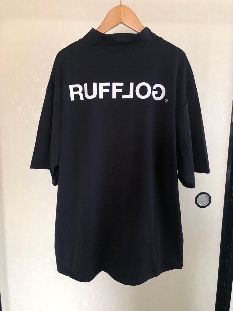 RUFFLOG HALF ZIP MOCK NECK SHIRT サイズXL