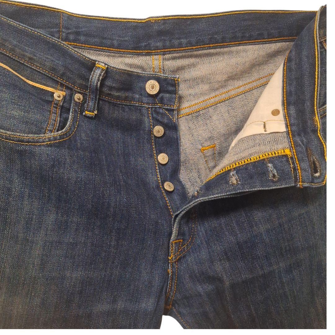 Levi's 501W34 赤耳 ストレートデニム濃紺【値下げ 金,土,日限定】