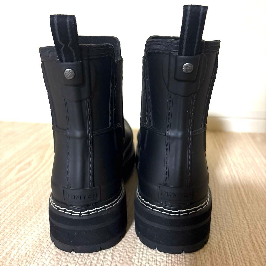 HUNTER リファインドスティッチディテール　チェルシーレインブーツ