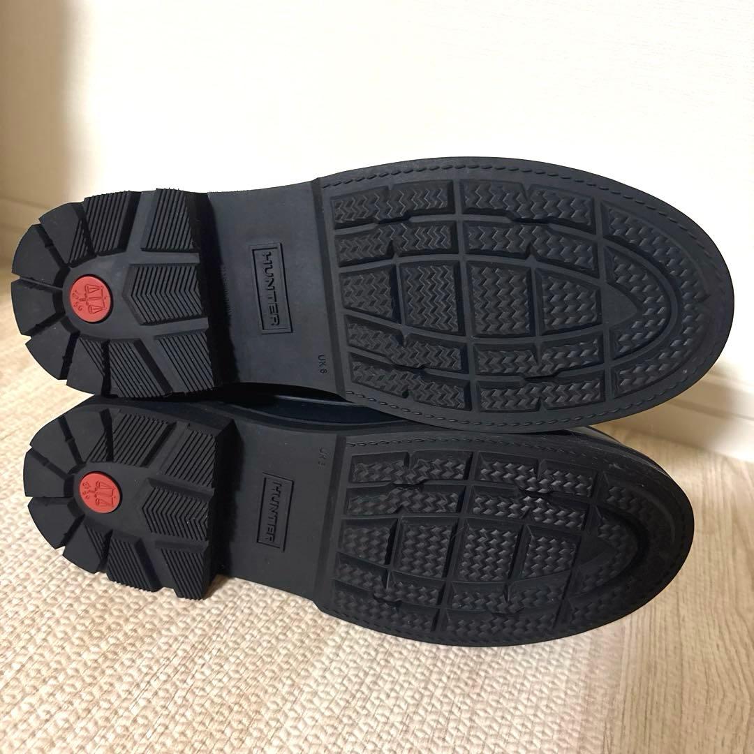 HUNTER リファインドスティッチディテール　チェルシーレインブーツ