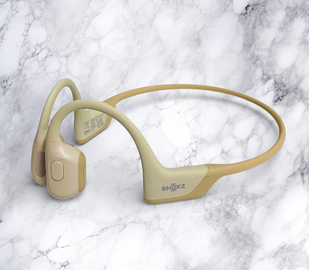 （美品）SHOKZ OpenRun Pro S810 骨伝導イヤホン ベージュ色
