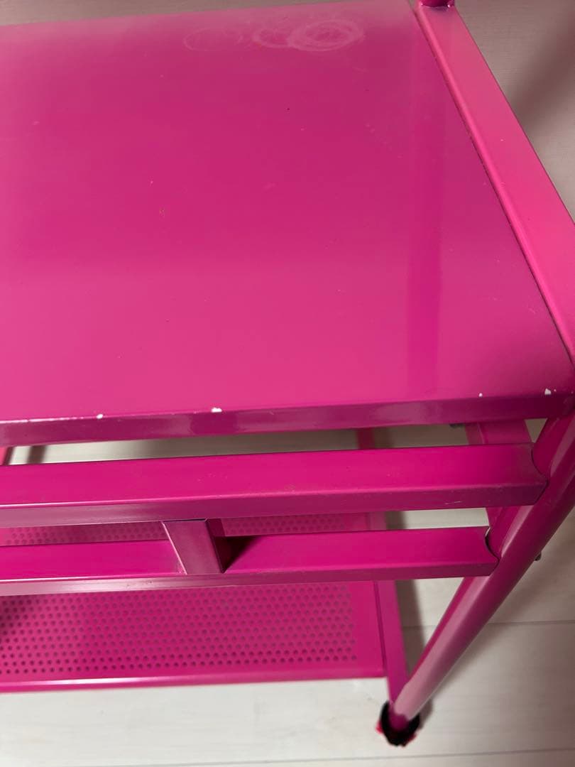 ゲーミングテーブル ピンク