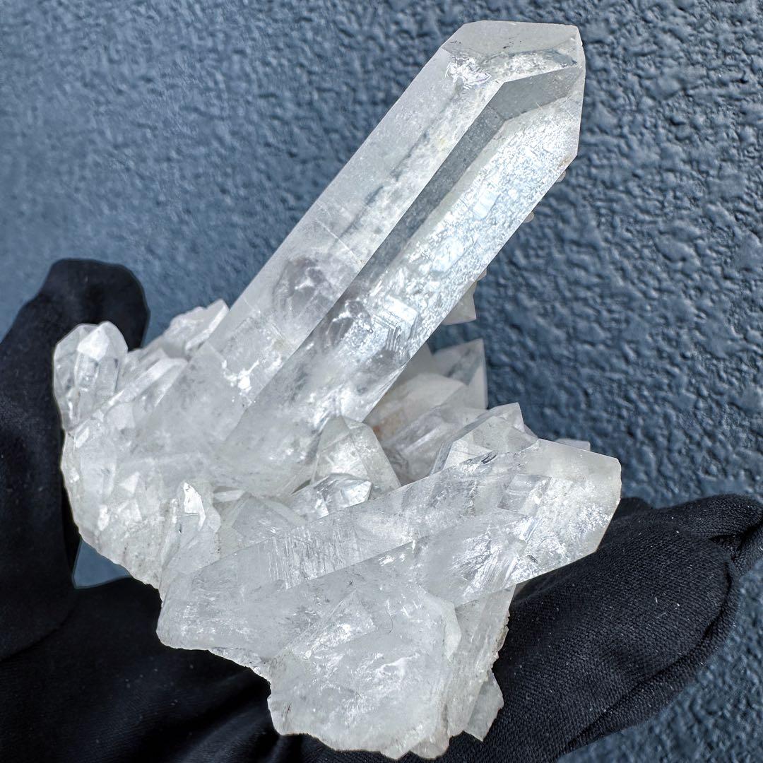 爆レア❗️浄化❗️レインボー☆超強いパワー ヒマラヤ クラスター 天然石A1352