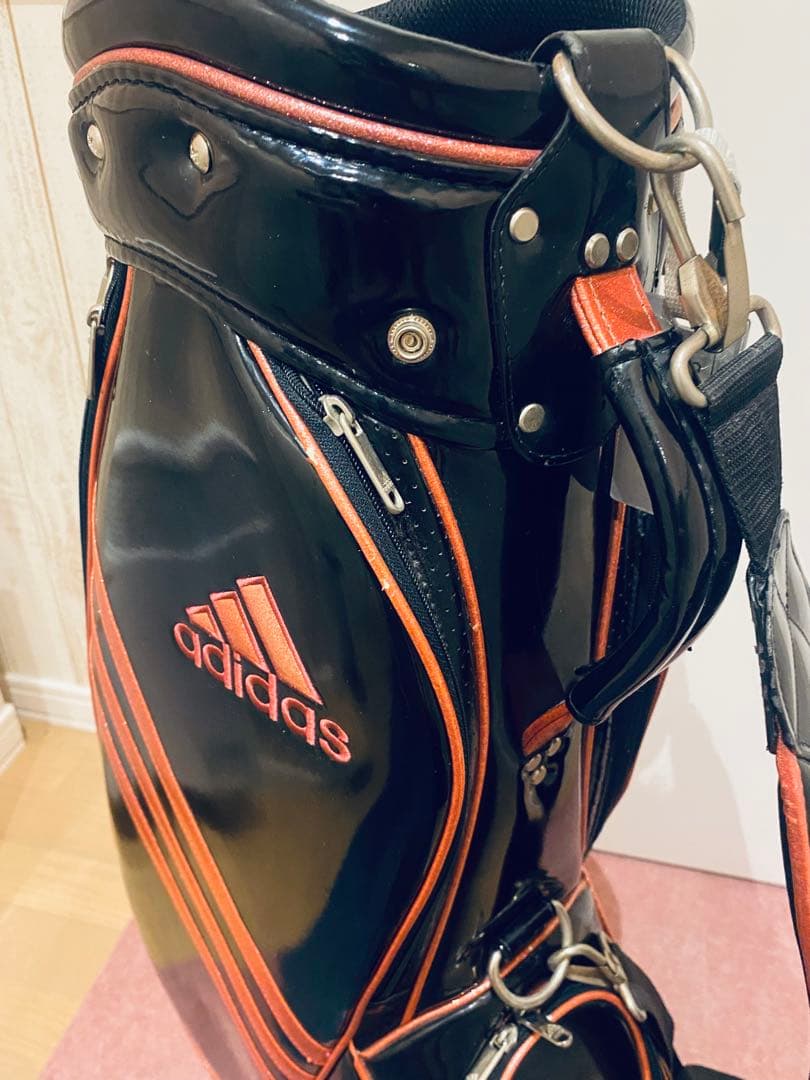 adidas キャディバッグ ブラック ピンク レディース ゴルフ アディダス
