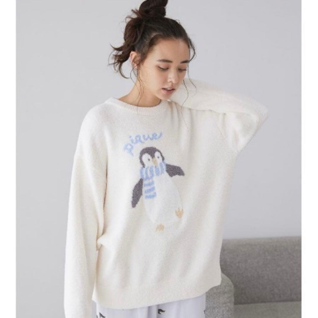 親子セット　ペンギン　モコモコ　80-90&レディース