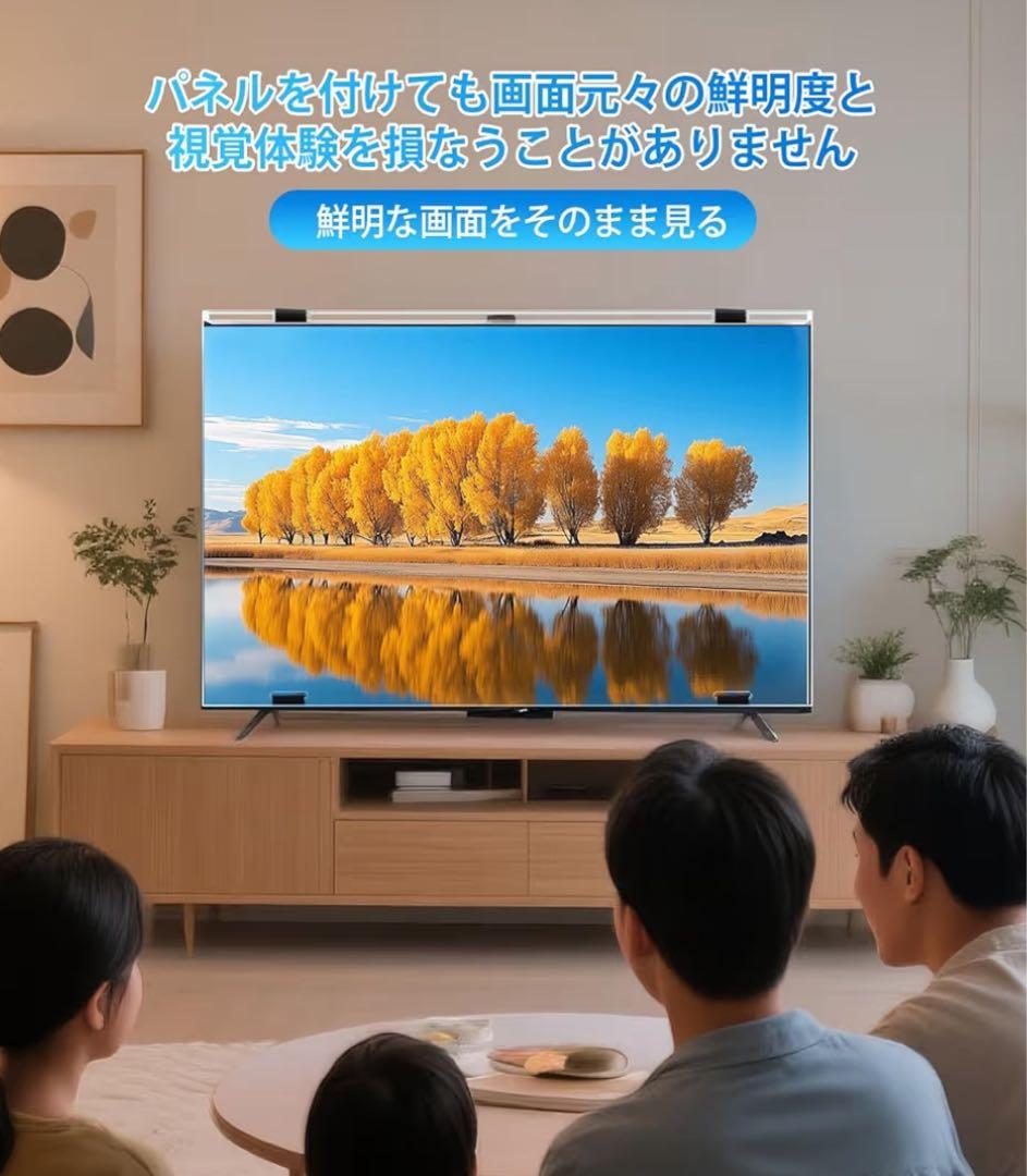 最終値下55インチ✨液晶テレビ保護パネル テレビカバー アクリル製 液晶TV保護