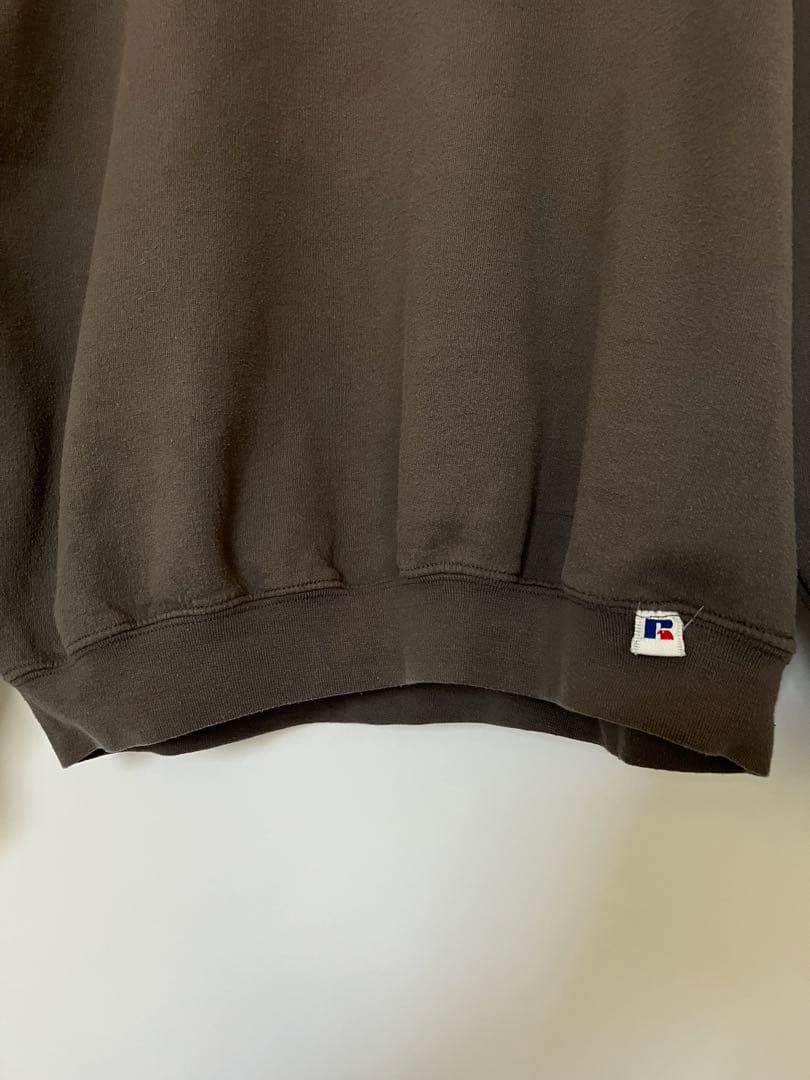 希少 80s USA製 Russelラッセル スウェット チャコールグレー XL