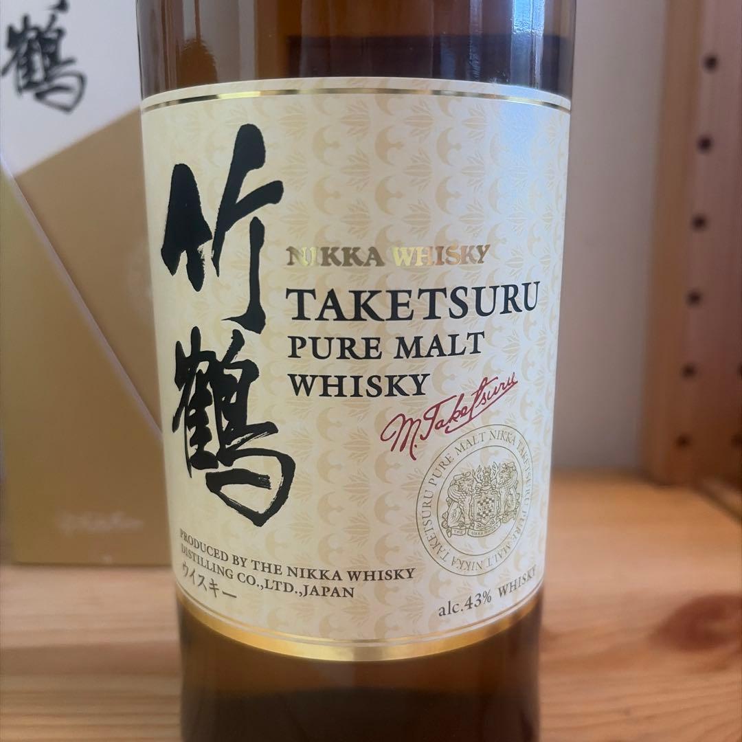 NIKKA TAKETSURU 竹鶴 ピュアモルトウイスキー 700ml 43%