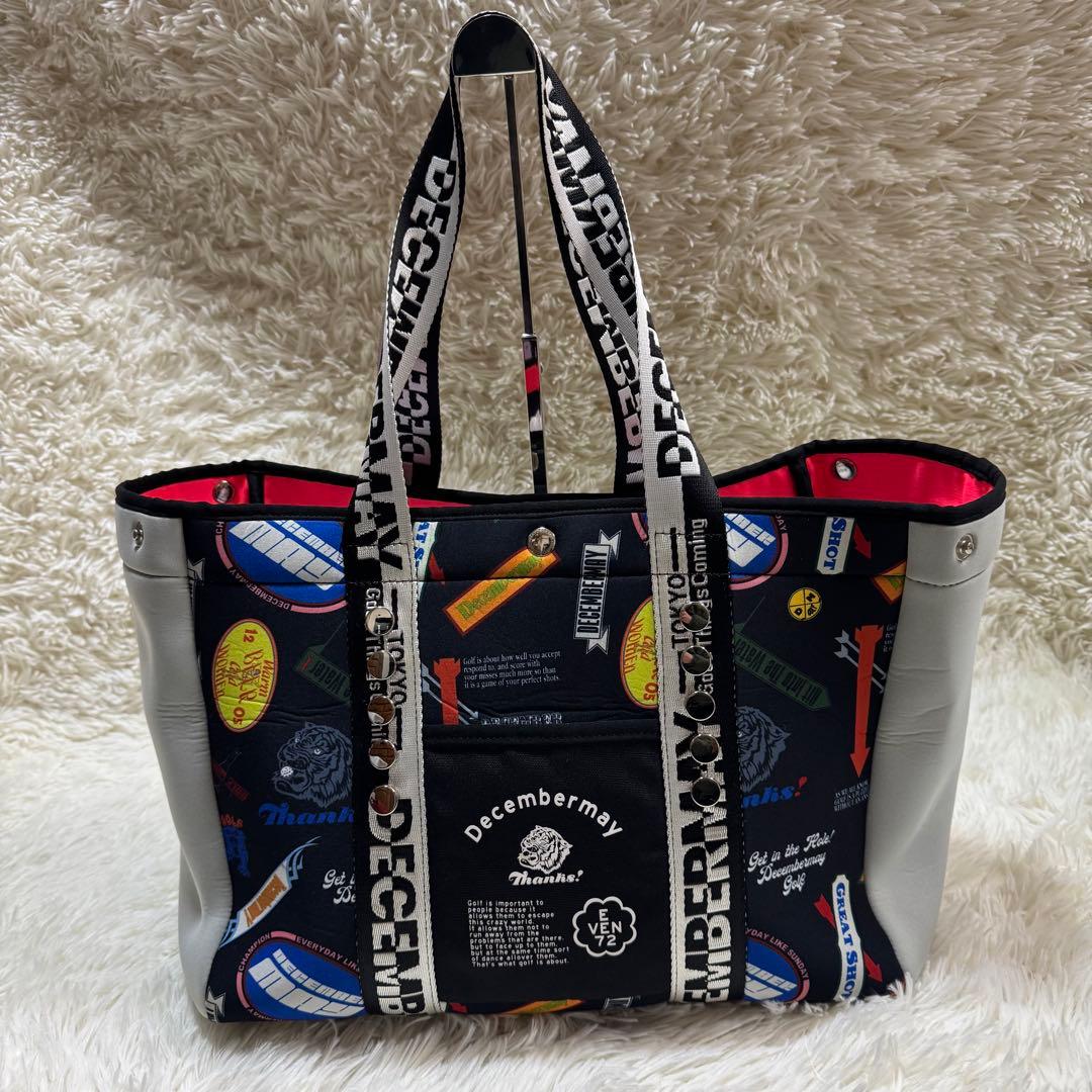 DECEMBERMAY ディセンバーメイ ゴルフ　トートバッグ　マルチカラー