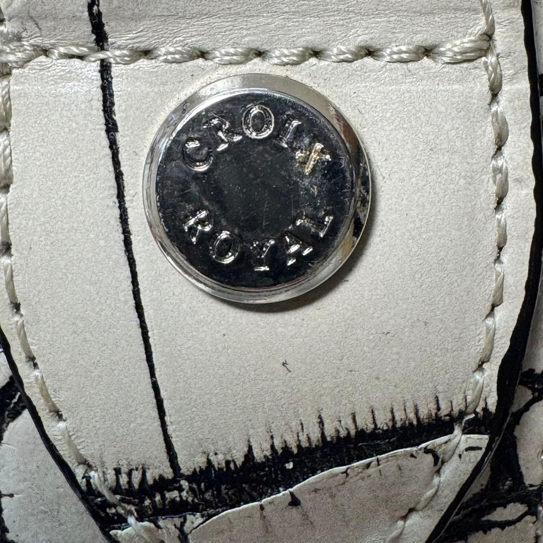 CROIXROYA クロワロワイヤル JRAクロコダイル　ハンドバッグ