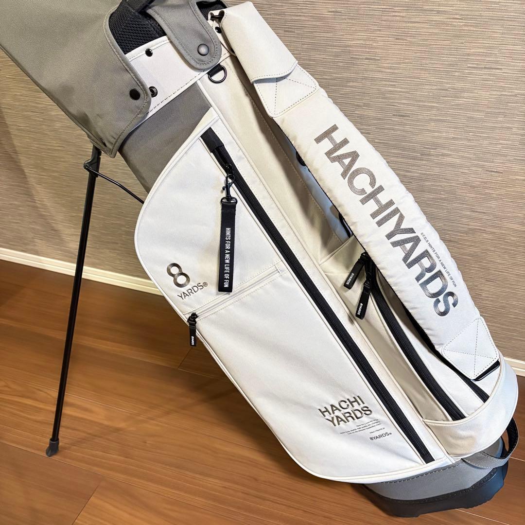 8YARDS ハチヤーズ キャディバッグ スタンド グレージュ