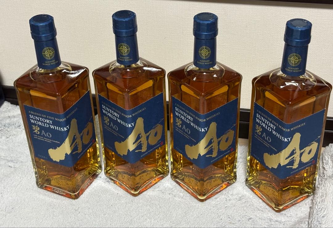 サントリー ワールドウイスキー 碧 Ao 43% 700ml 4本セット