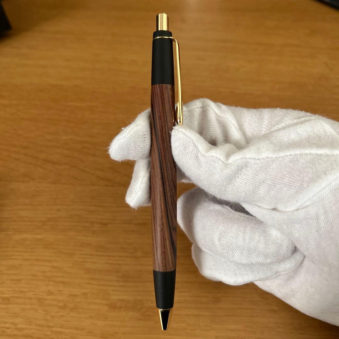 野原工芸 紫檀　木のシャープペン　0.5mm