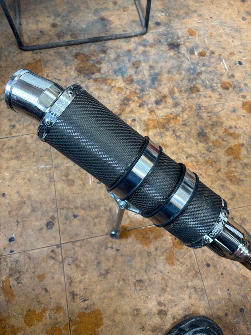 シグナスx ウインドジャマーズ、カーボンマフラー