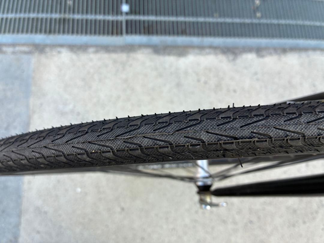 【GIANT MR4】折りたたみ 自転車 24インチ シルバータイヤ交換済