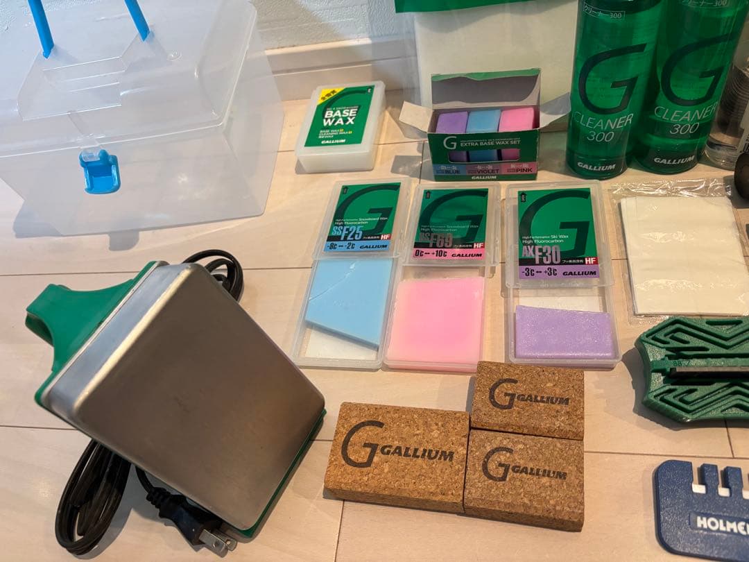 GALLIUM スノーボードワックスアイロン セット