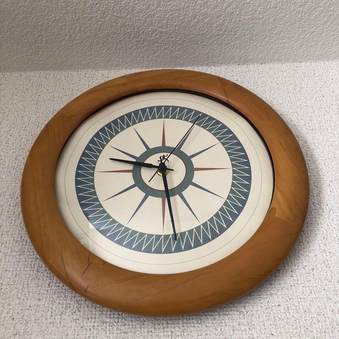 INFINITY 掛時計　ミッドセンチュリー　ポストモダン　ナチュラル　希少