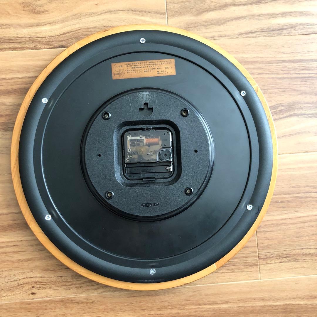 INFINITY 掛時計　ミッドセンチュリー　ポストモダン　ナチュラル　希少