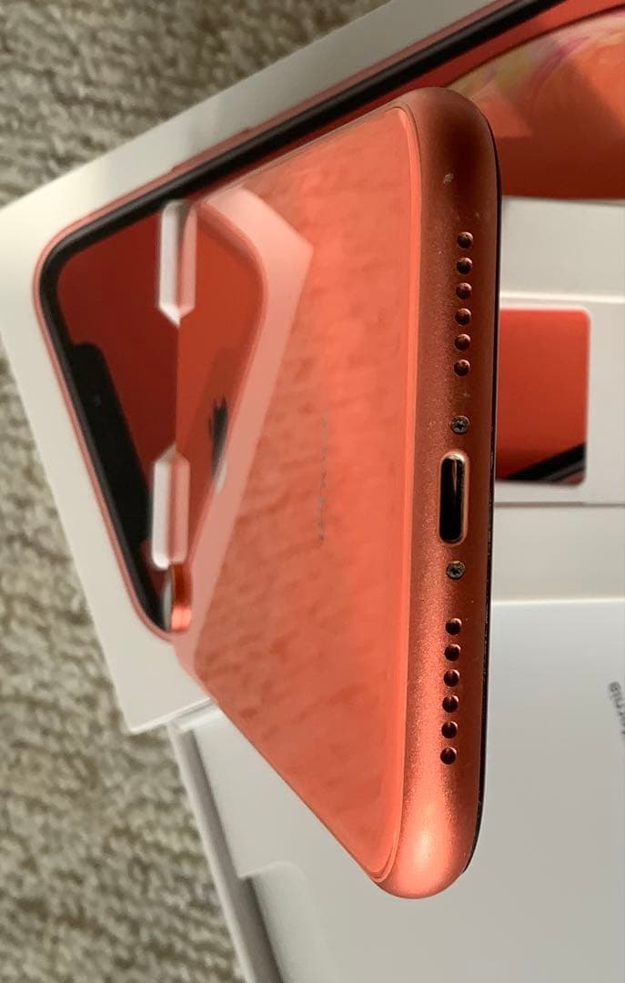 Apple iPhoneXR 10rレッド 128GB バッテリー９０%付属品付