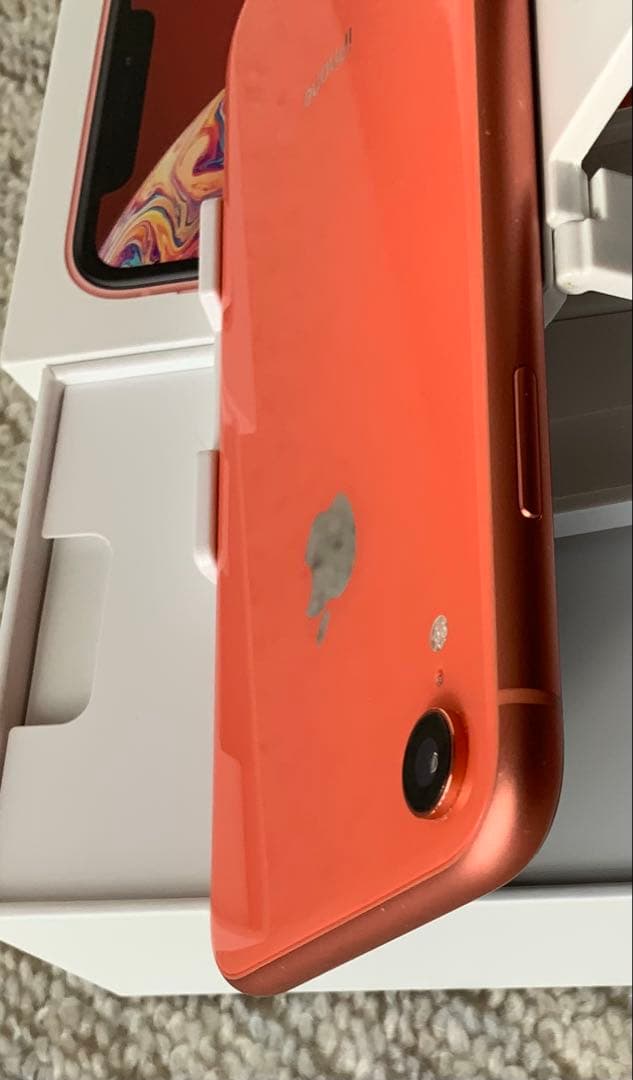 Apple iPhoneXR 10rレッド 128GB バッテリー９０%付属品付