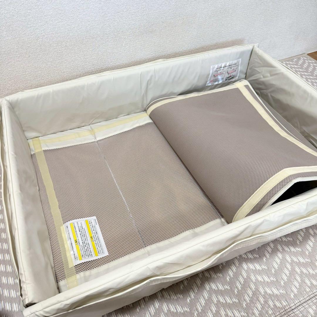 【極美品・付属品完備】アップリカ ココネルエアープラスAB ホワイトベージュ