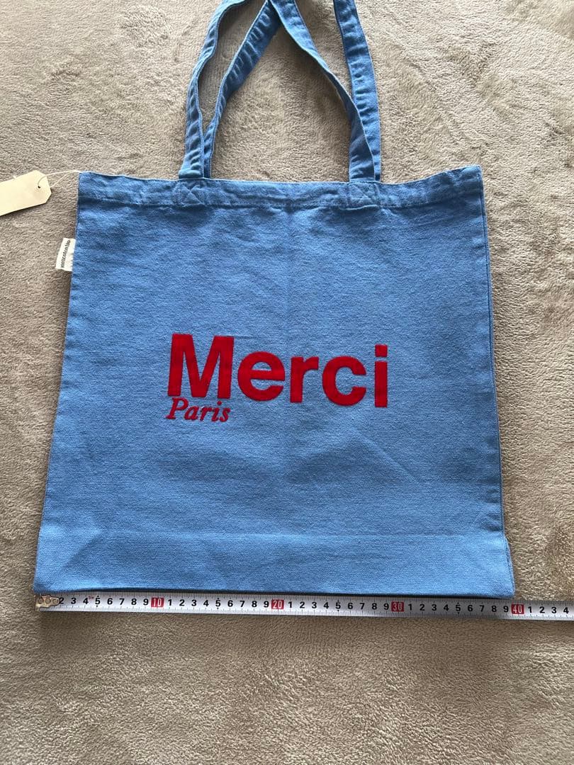 Merci ベージュ トートバッグ