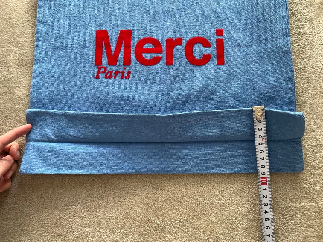 Merci ベージュ トートバッグ