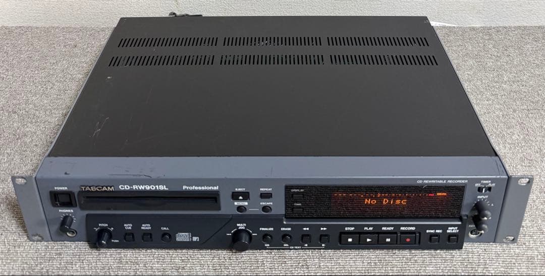 【美品】TASCAM CDレコーダー/プレーヤー CD-RW901SL 動作保証