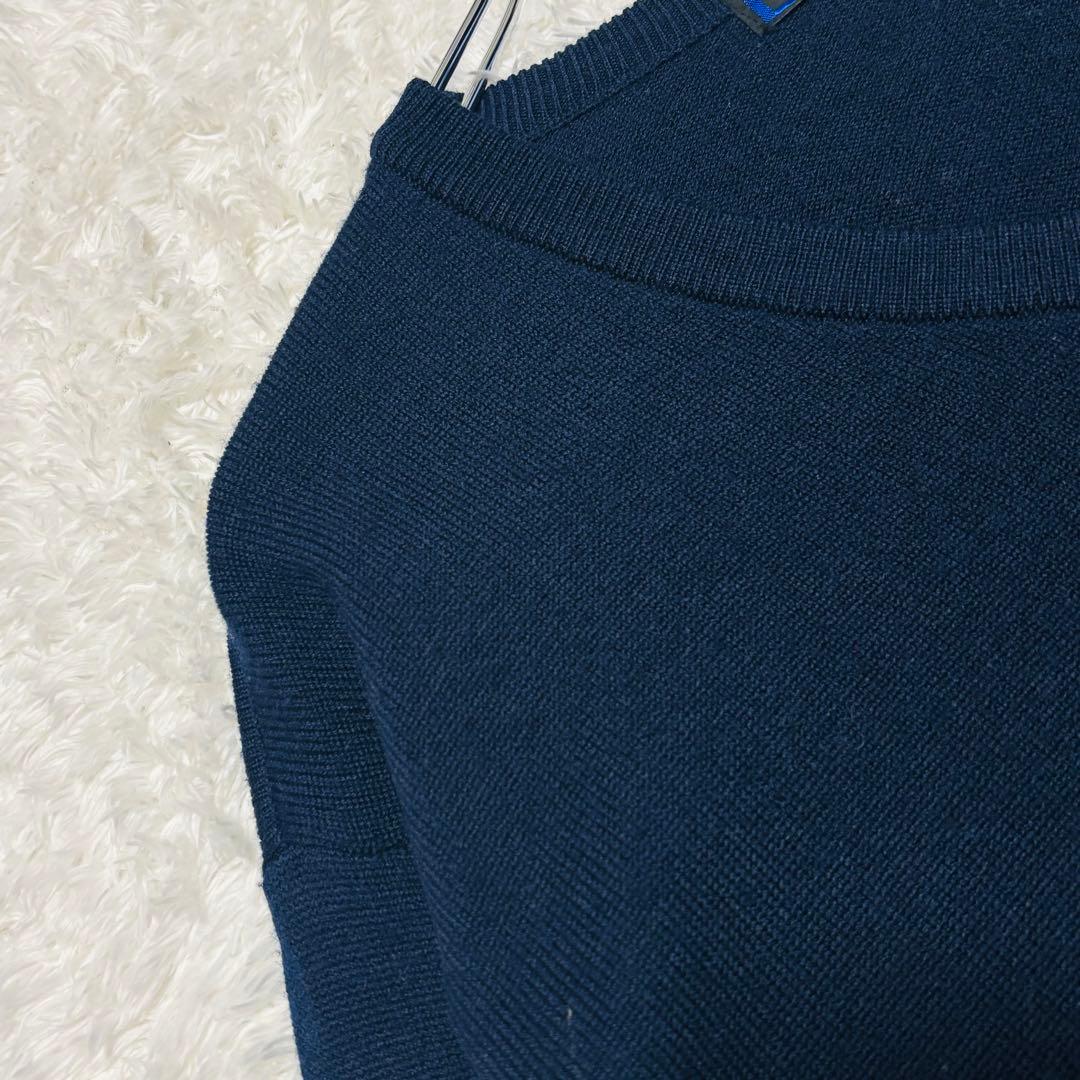 90's イヴ サンローラン カサンドラロゴ YSLロゴ ニット セーター M