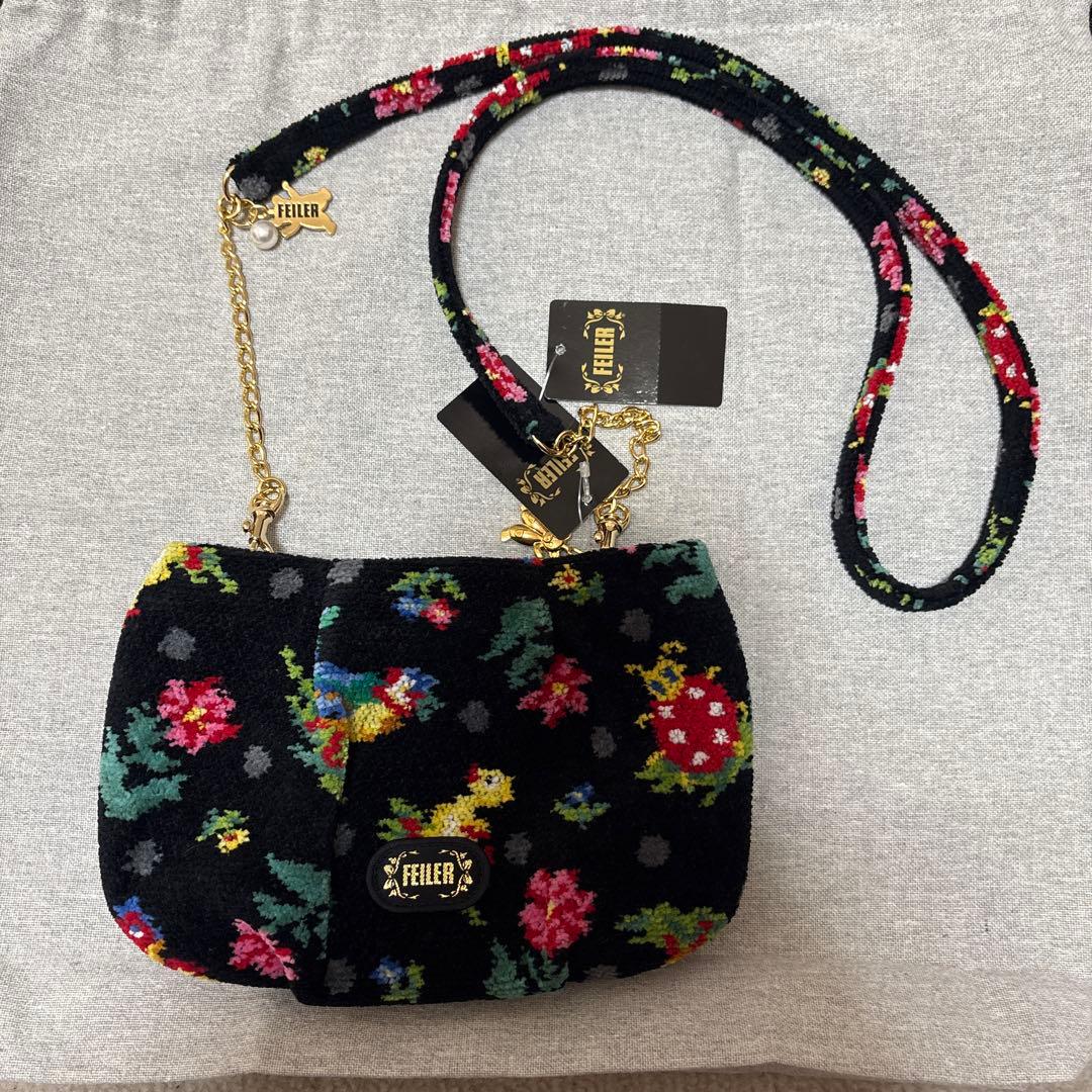 こみなり★　フェイラー　ハイジドットポーチ　ストラップ　ポシェット