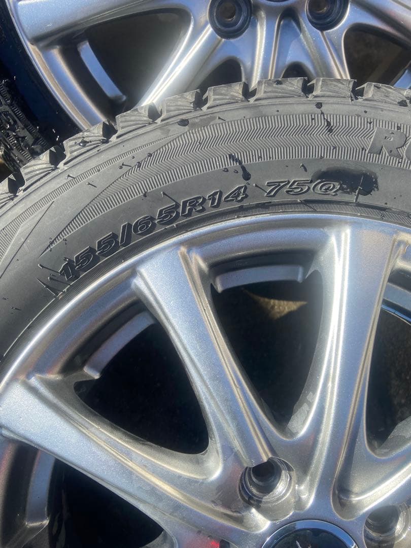 14インチ スタッドレスタイヤホイールセット！155/65R14 14x4.5