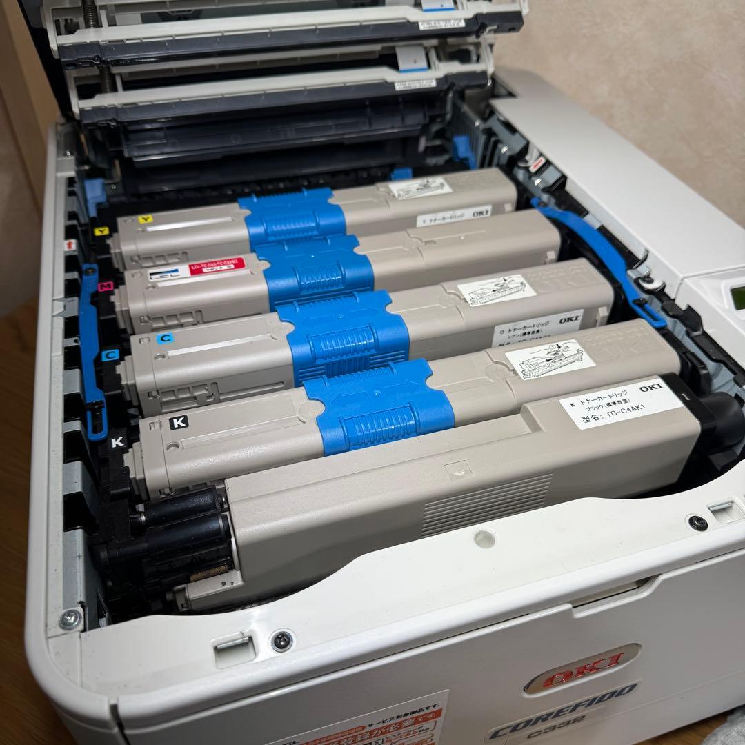 【極美品】OKI COREFIDO2 C332dnw カラーLEDプリンター