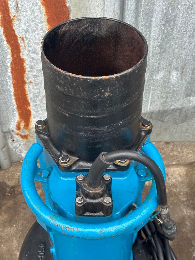 大1.ツルミ排水用水中ポンプKRS-85.5 三相200V 50Hz 5.5kW