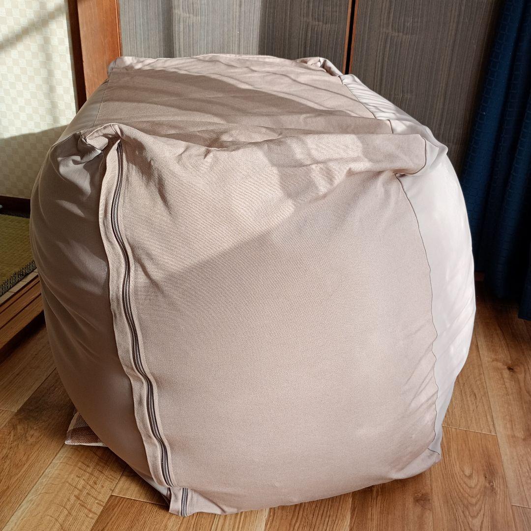 無印良品 体にフィットするソファ　ビーズクッション　カバー付き美品