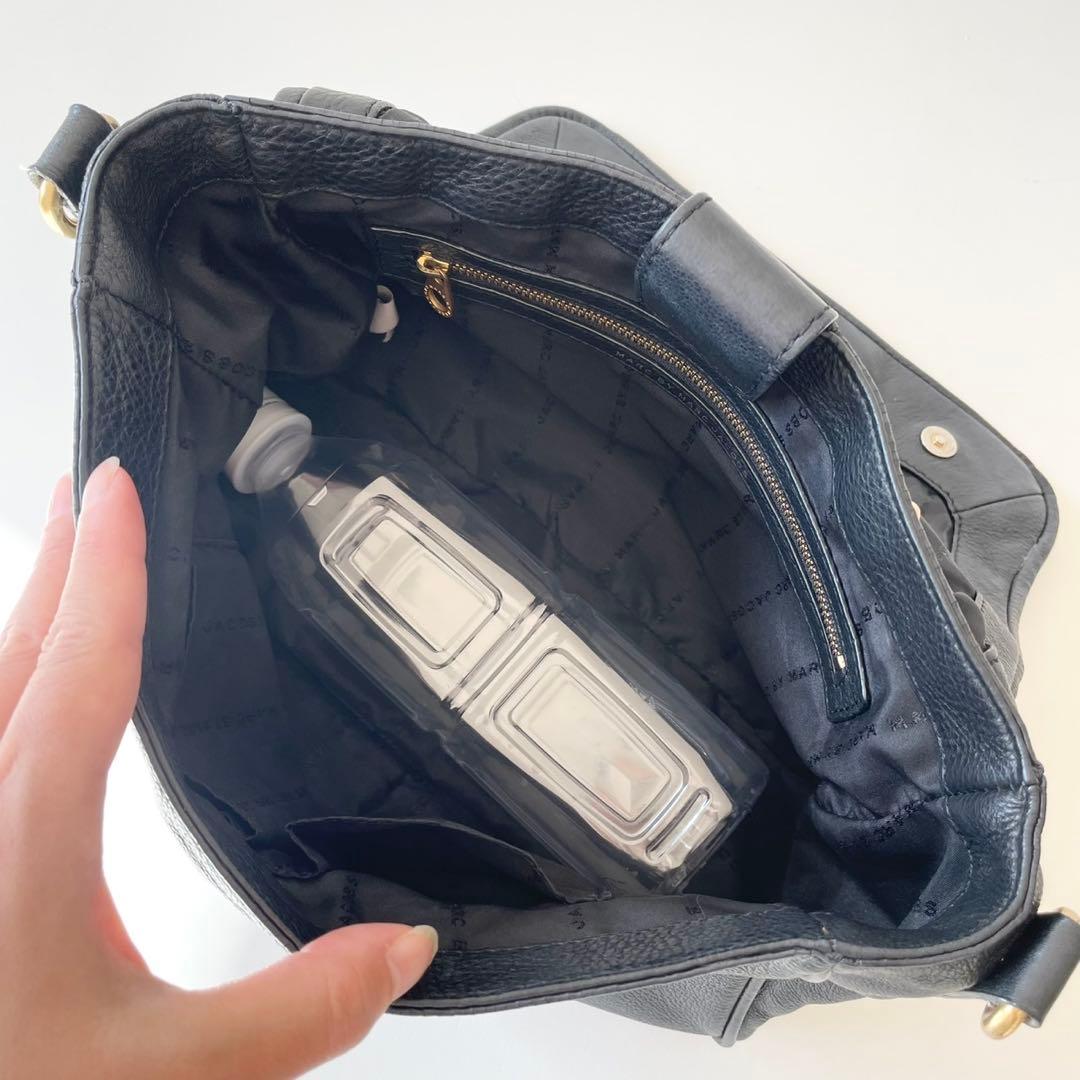 【極美品】MARC JACOBS 2way ハンドバッグ ナターシャ 黒