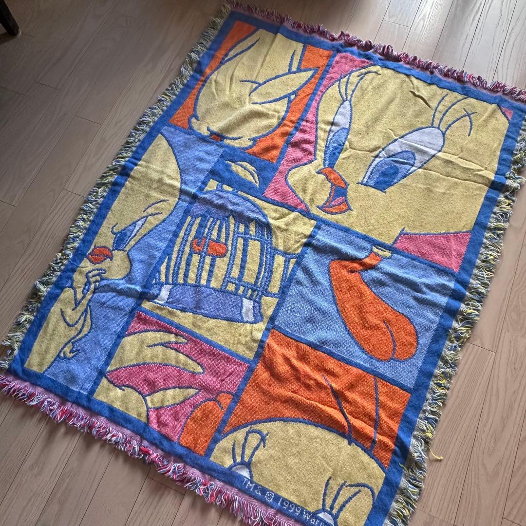 ヴィンテージ トゥイーティー ブランケット