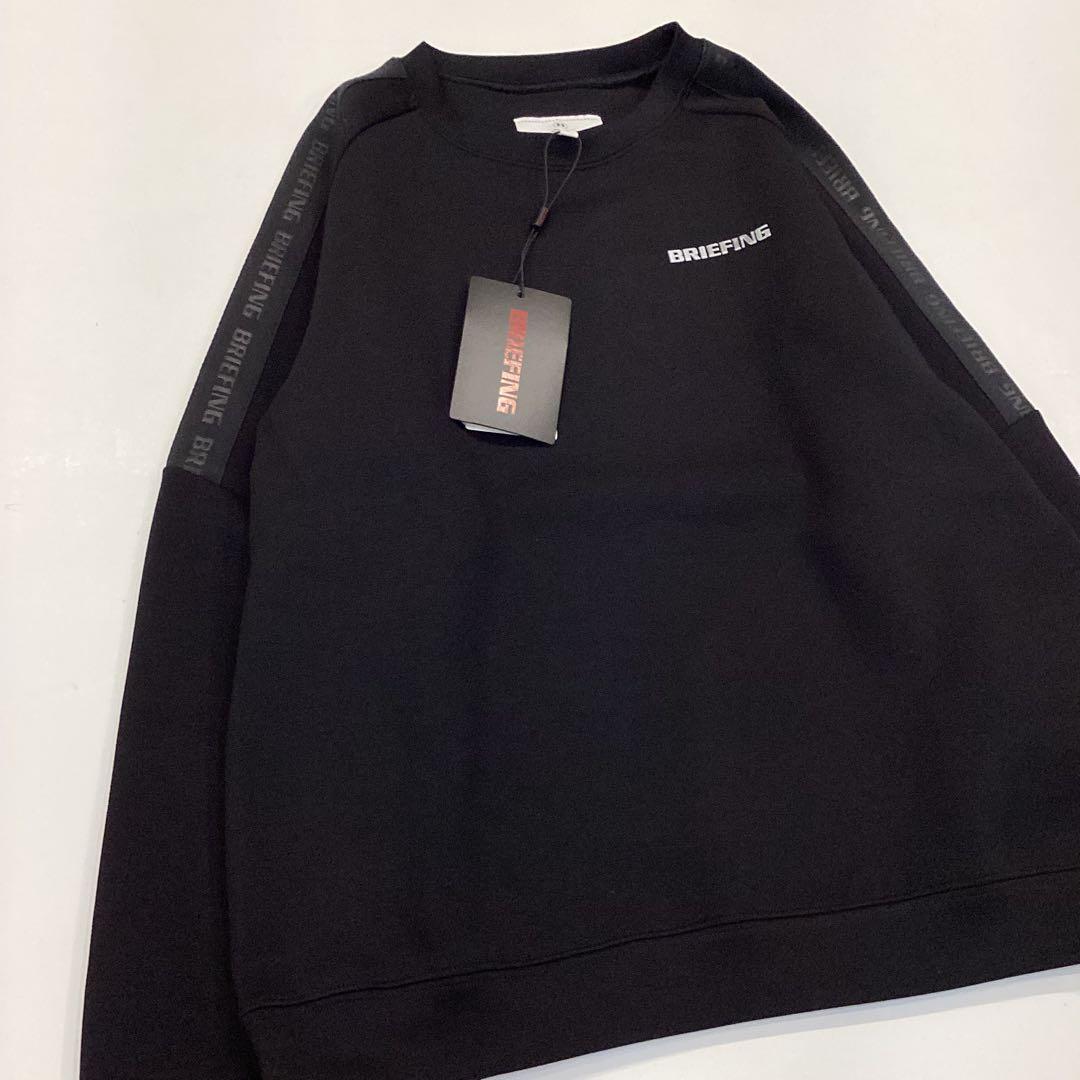 新品　BRIEFING WS WARM LOGO LINE CREWNECK