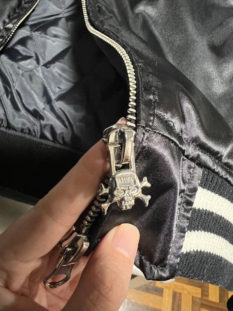 MAD PUNKS スカル刺繍 スカジャン Mサイズ