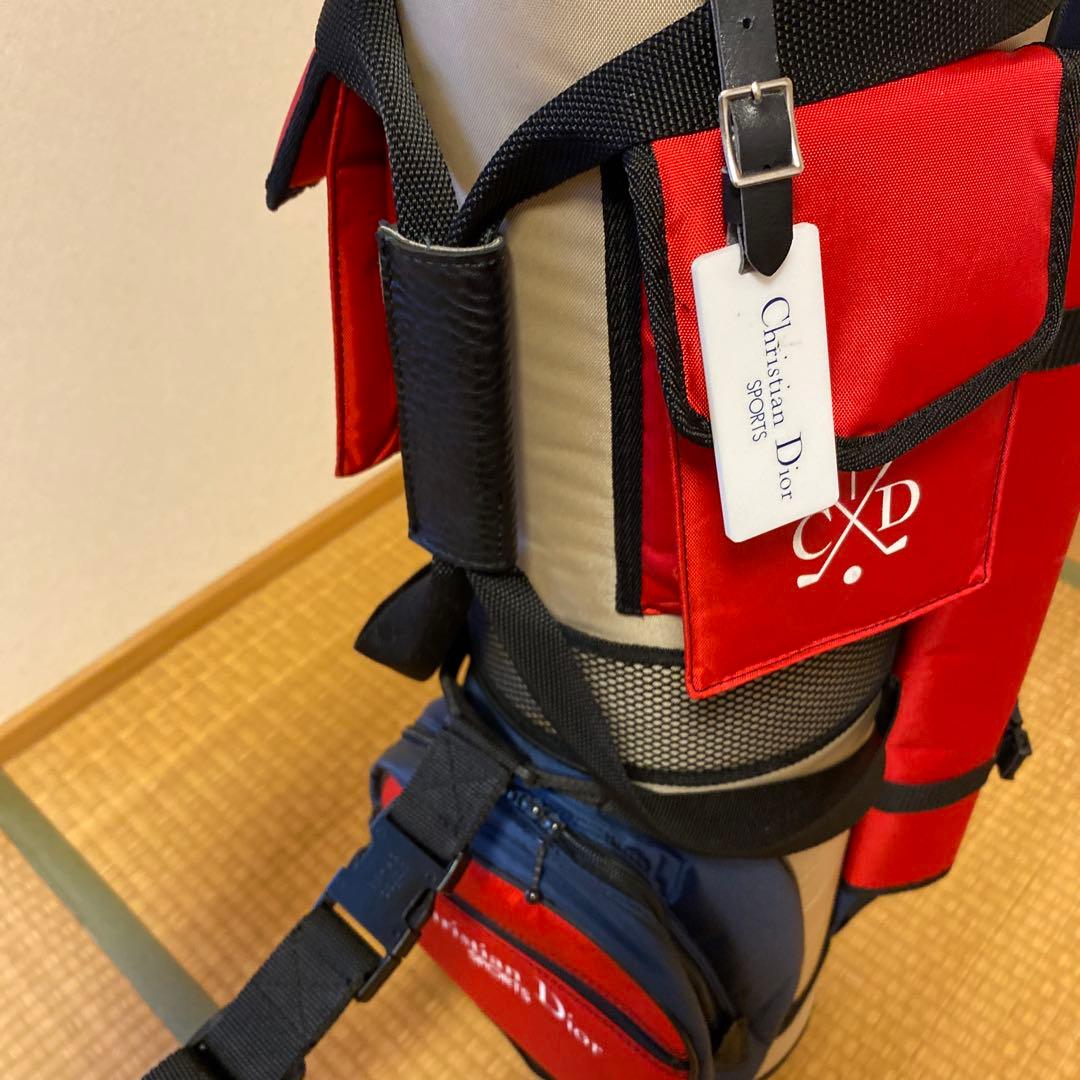 CXD キャディバッグ 青赤 コンビネーション