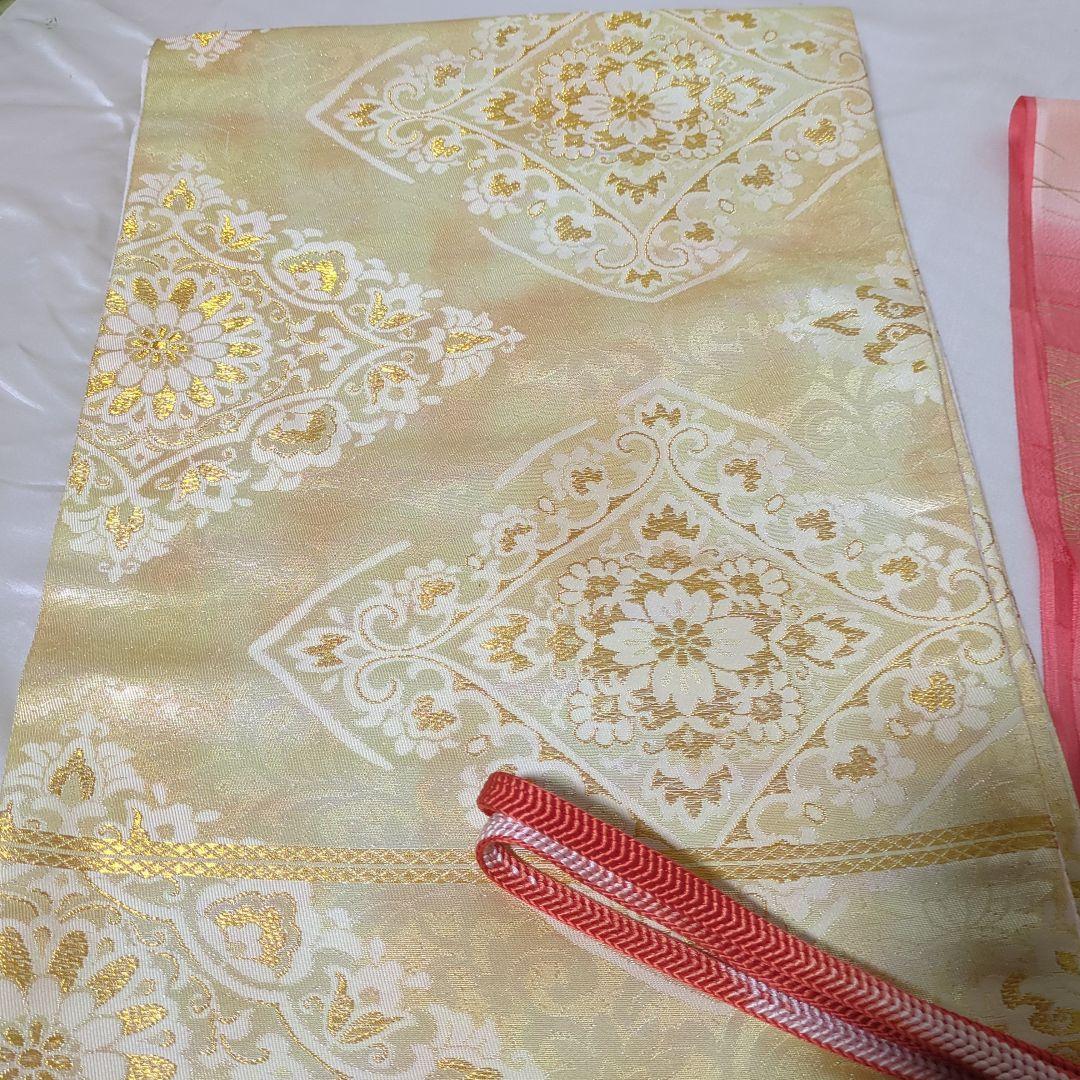 正絹　袷　訪問着　長襦袢付き　６点セット　卒業式　入学式　結婚式 お宮参り