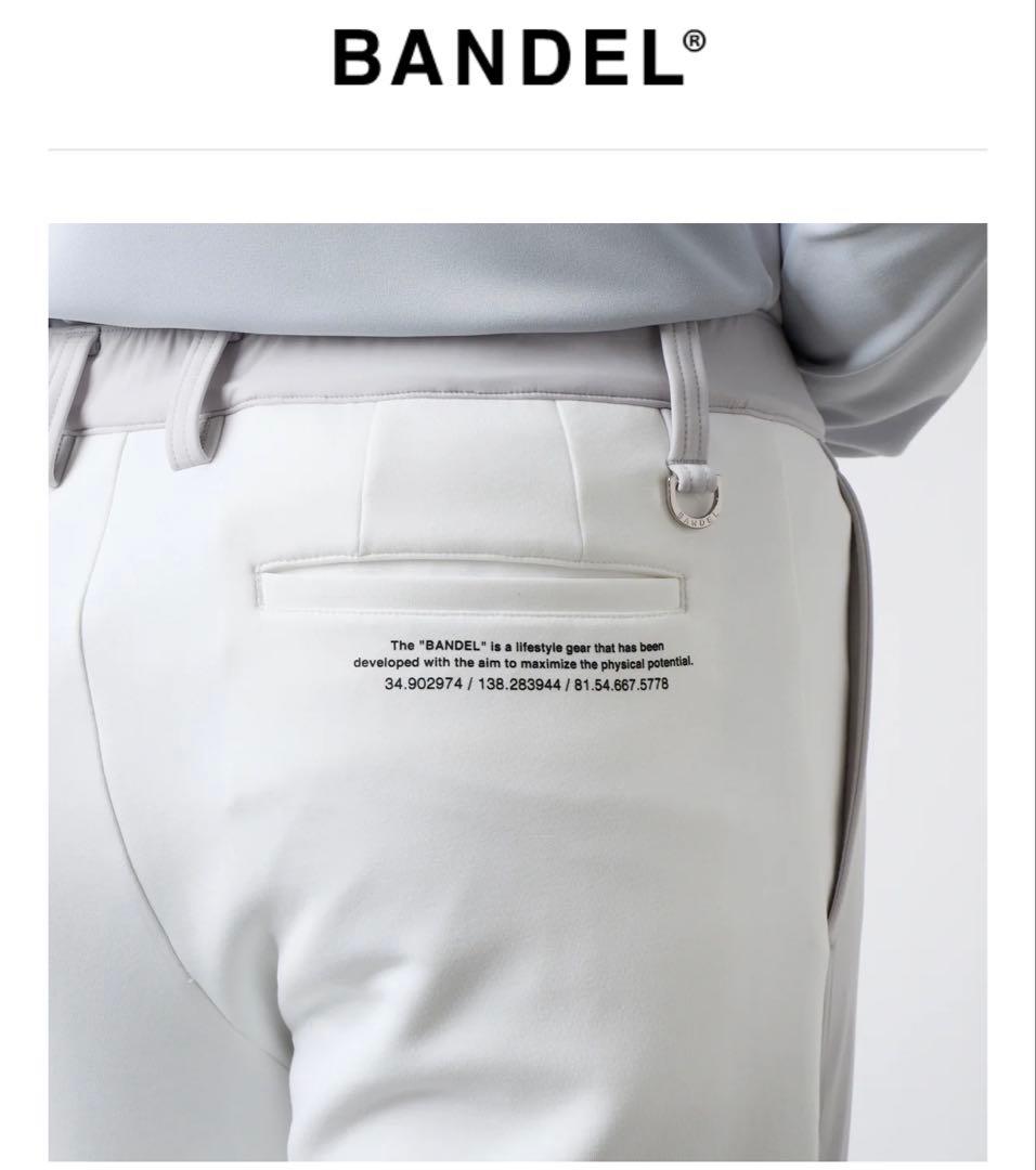 BANDEL GOLF ホワイト✖︎グレー　Lサイズ