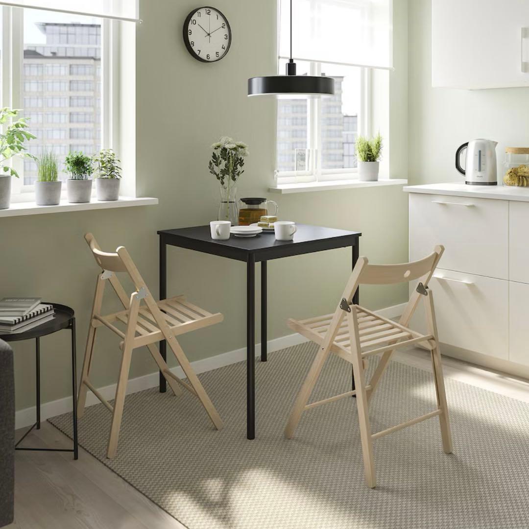 【IKEA】　FRÖSVI フロースヴィ　折りたたみチェア　2脚セット
