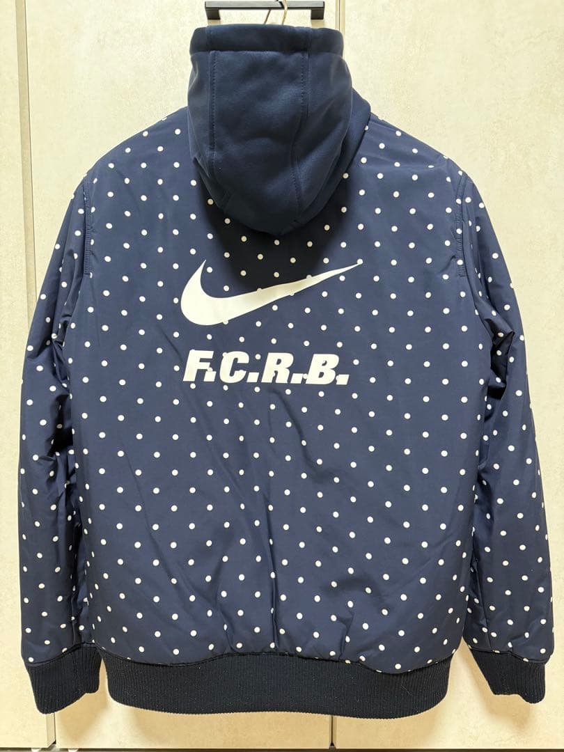 Nike×FCRB ナイロンジャケット　Mサイズ　ネイビー