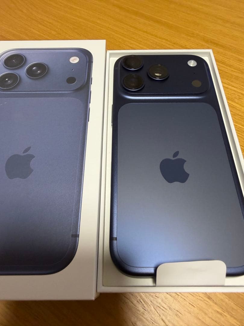 iPhone17pro 256GB ディープブルー✳︎未使用に近い✳︎明日発送